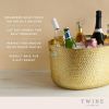 Gold Hammered Tub by Twine