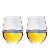 Luster Stemless Wine Glass Set of 2 by Twine