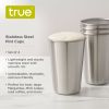 Stainless Steel Pint Cups, Set of 4 by True