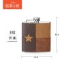 Leather Texas Flask by Foster & Rye™