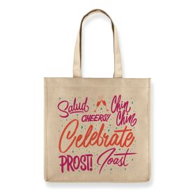 Cheers Sayings 6 Bottle Non-Woven Tote