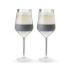 Wine FREEZE Stemmed in Gray (set of 2)  by HOST®