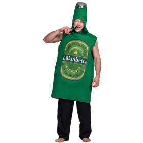 Beer Bottle Halloween Costume,Funny Food,Adult One Size