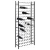 Wine Rack for 96 Bottles Black Iron