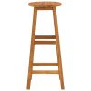 Bar Stools 6 pcs Solid Acacia Wood