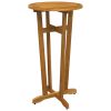 Patio Bar Table Ã˜23.6"x41.3" Solid Wood Acacia