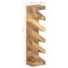 Wine Rack for 5 Bottles Solid Mango Wood