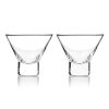 Heavy Base Crystal Martini Glasses by Viski®