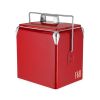 Red Vintage Metal Cooler by Foster & Rye™