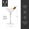 Meridian Martini Glasses (Set of 2) by Viski