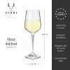 Reserve European Crystal Chardonnay Glasses by Viski®