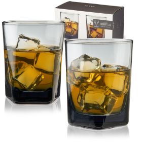 Smoke Double Old Fashioned Glasses by Viski®