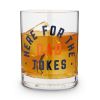 Here for the Dad Jokes Cocktail Glass by Blush®