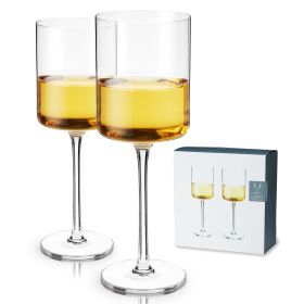 Laurel White Wine Glasses by Viski