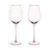 Rose Crystal White Wine Glass by Twine Living® (Set of 2)