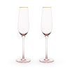 Rose Crystal Champagne Flute by Twine Living® (Set of 2)