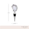 White Geode Bottle Stopper by Twine Living®