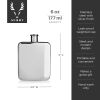 Silver Flask by Viski®