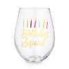 Birthday Squad 30 oz Stemless Wine Glass by Blush®