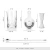 4-Piece Stainless Steel Mixologist Barware Set by Viski®