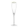 Gold-Rimmed Crystal Champagne Flutes by Viski®