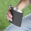 Monte Carlo™: 6 oz Faux Leather Flask