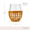 Island Stemless Wine Glass Set of 2 by Twine Living®