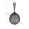 Gunmetal Julep Strainer by Viski®