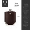 Stainless Steel Flask and Traveling Case by Viski®