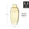 Gold Heavyweight Cocktail Shaker by Viski®