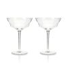 Faceted Martini Glasses by Viski