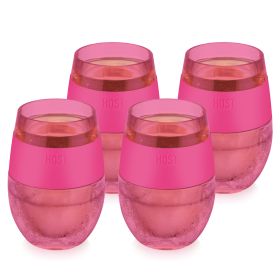 Wine FREEZE™ Cooling Cup in Translucent Magenta Set of 4 by HOST