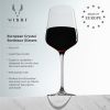 Reserve European Crystal Bordeaux Glasses by Viski®