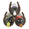 Horseshoe 3 Bottle Metal Wine Rack by Foster & Rye™