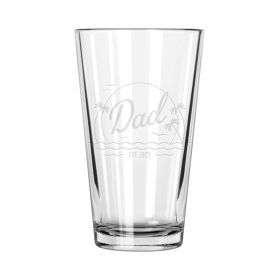 Beach Dad, Est. 2023 Pint Glass