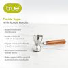 Double Jigger with Acacia Handle by True