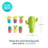 Cactus Stopper and Charm Set by TrueZoo