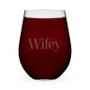 Wifey Serif Stemless Wine Glass