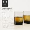 Smoke Double Old Fashioned Glasses by Viski®