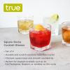 Square Rocks Glass, Set of 4 by True