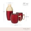 Red Mule Mug & Cocktail Shaker Gift Set by Twine Living® (Set of 3)