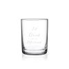 Eat, Drink, & Be Married DOF Glass