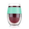 Wine FREEZE™ Cooling Cups in Mint (set of 2) and lids by HOS