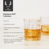 Highland DOF Tumblers set of 4