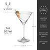 Reserve European Crystal Martini Glasses by Viski®