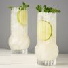 Deco Crystal Highball Glasses by Viski®