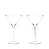 Stemmed Crystal Martini Glasses by Viski®