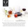 Reserve European Crystal Burgundy Glasses by Viski®