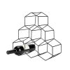 Gunmetal Geo Counter Top Wine Rack by Viski®