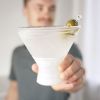 Glass FREEZE™ Martini Glass by HOST®  (set of two)